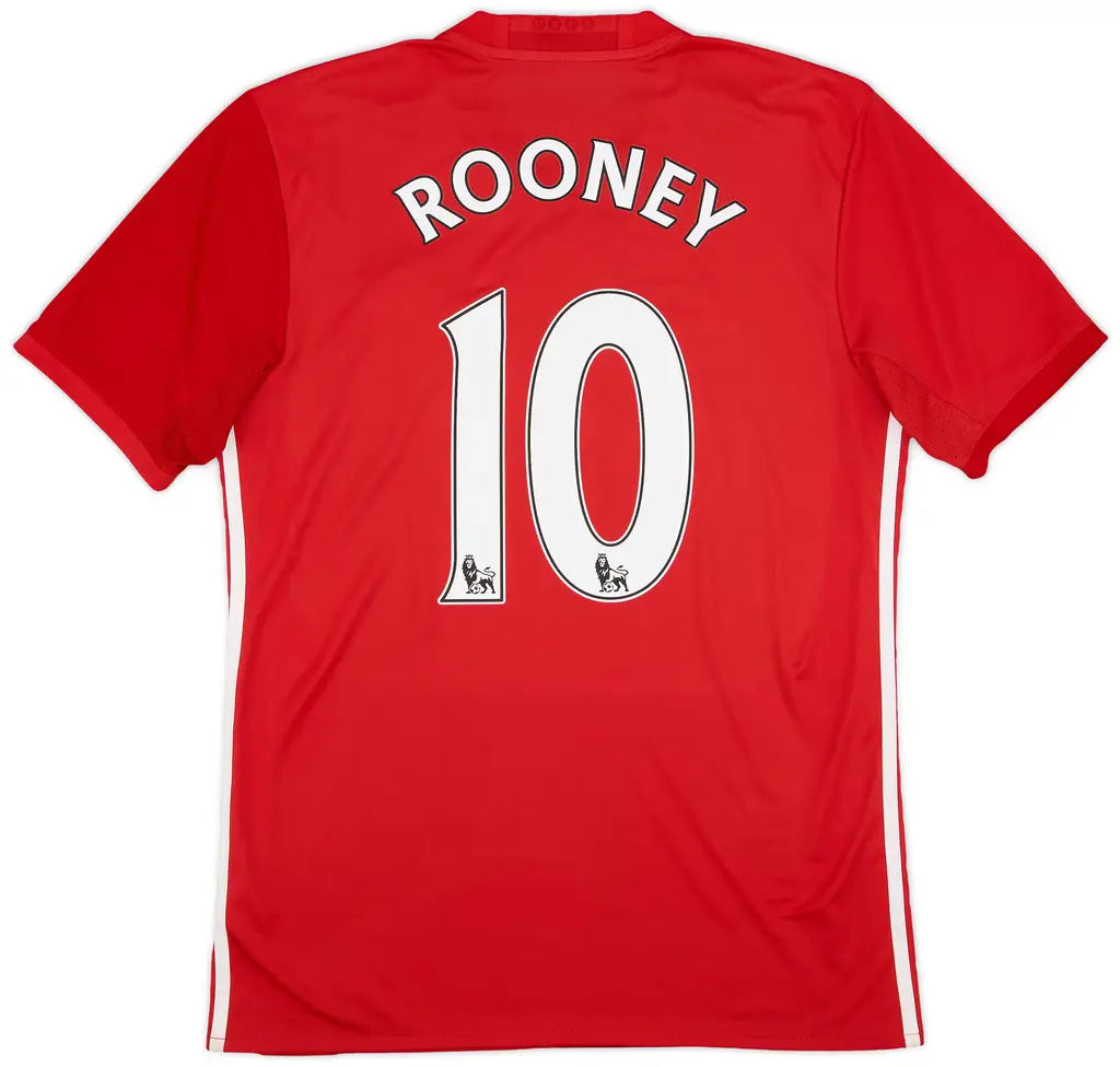 2016-17 Manchester United Home Shirt Rooney #10