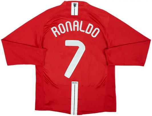 2007-09 Manchester United Home Shirt Ronaldo #7