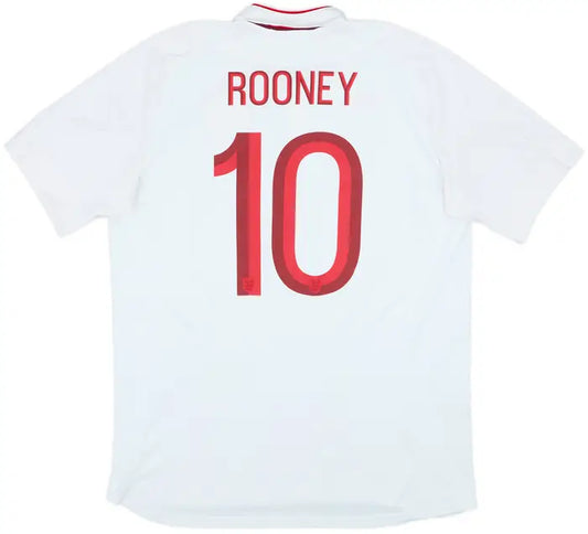 2012-13 England Home Shirt Rooney #10