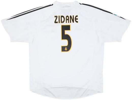 2004-05 Real Madrid Home Shirt Zidane #5