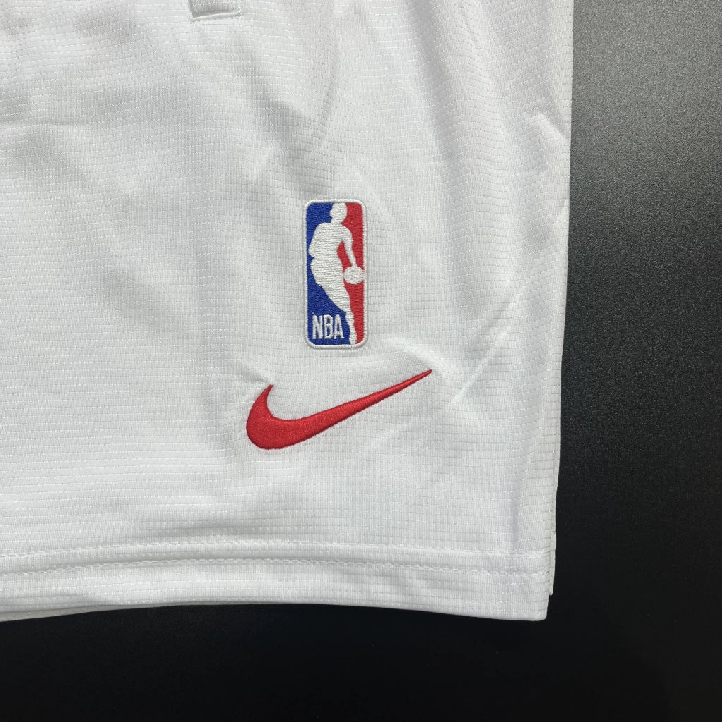 Shorts NBA Miami Heat 23/24 Casual - - Red - White - Black