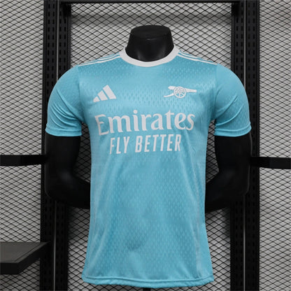 Arsenal 25/26 Pre-Match Jersey - Sky Blue - Player Version - Slim Fit