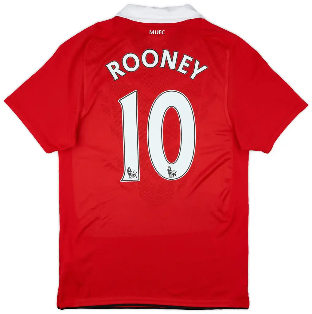 2010-11 Manchester United Home Shirt Rooney #10