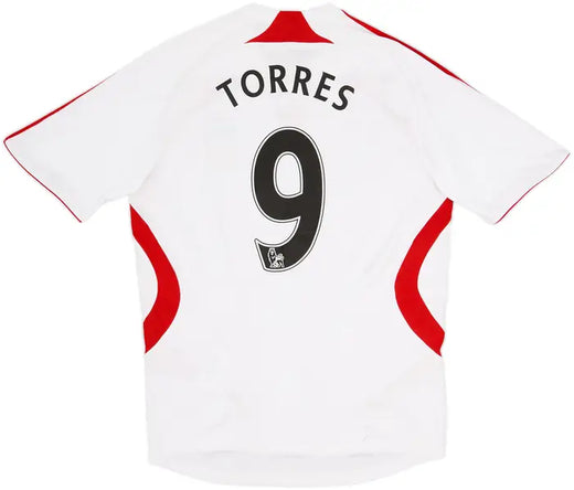 2007-08 Liverpool Away Shirt Torres #9