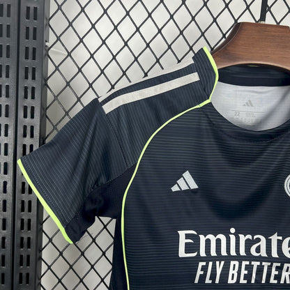 Real Madrid 2025/26 Away Kids Kit