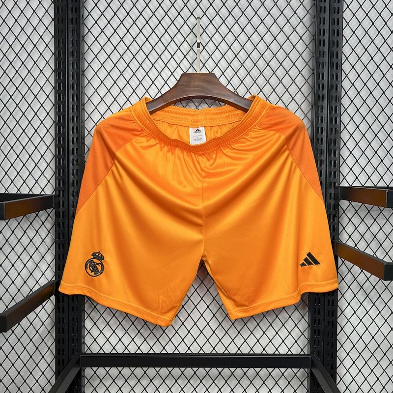 Pantalón corto naranja del Real Madrid 24/25