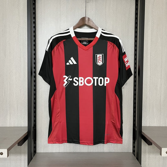 Camiseta Adidas Fulham II 24/25 - Negra y Roja