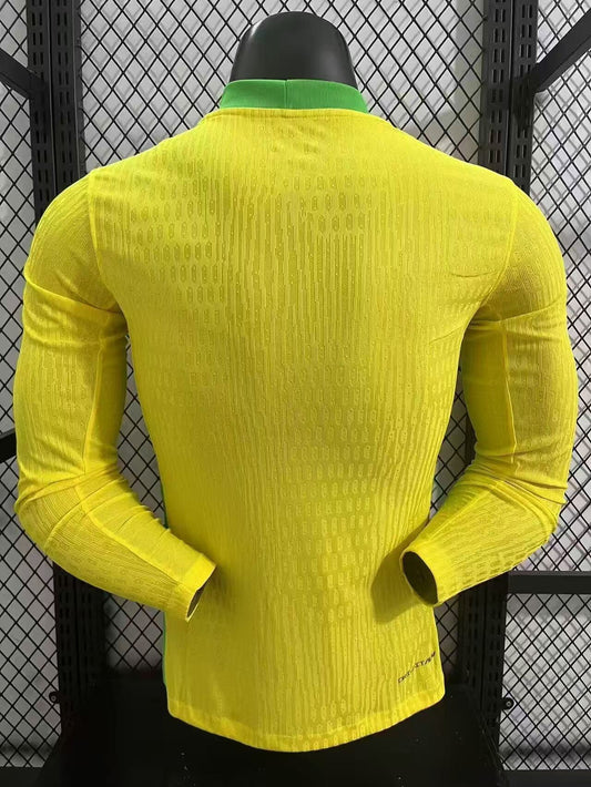 Brazil 2025/26 Long Sleeve Brazil - Player Version [Slim Fit]