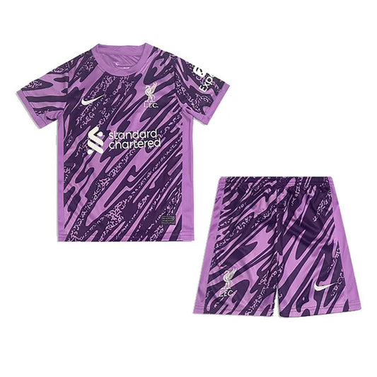Kit Kids Liverpool Goalkeeper Purple Jersey 2024/25