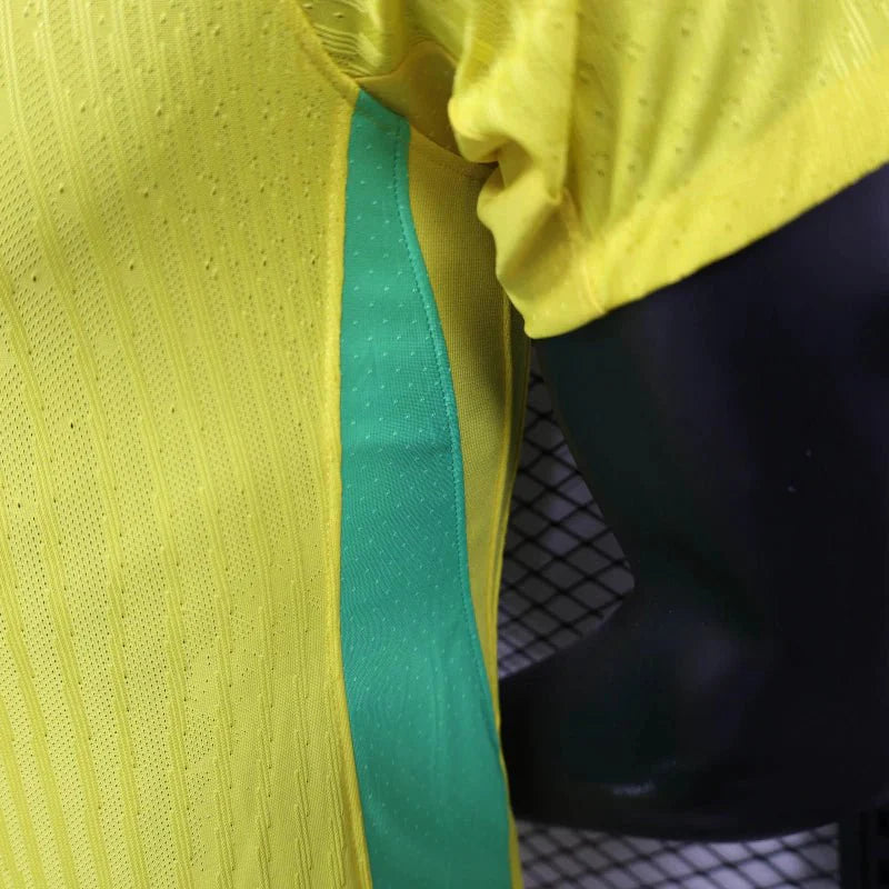 Camiseta de la selección nacional de Brasil I 2025/26 para hombre, amarilla, jugador