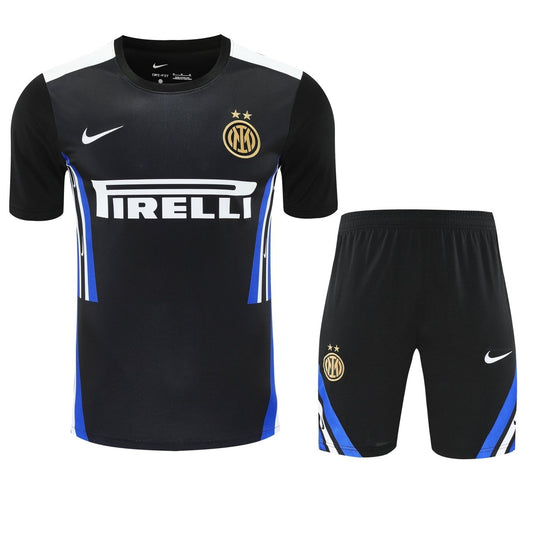 Kit de entrenamiento para adultos del Inter de Milán 2025/26 (pantalones cortos y camiseta)