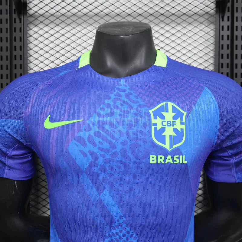Camiseta visitante de la selección nacional de Brasil 2024/25 para hombre, color azul