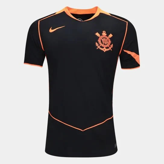 Camiseta Nike Corinthians (Total 90) Tercera equipación 2025 - Negro y naranja - Hombre - Versión para aficionados