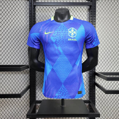 Camiseta visitante de la selección nacional de Brasil 2024/25 para hombre, color azul