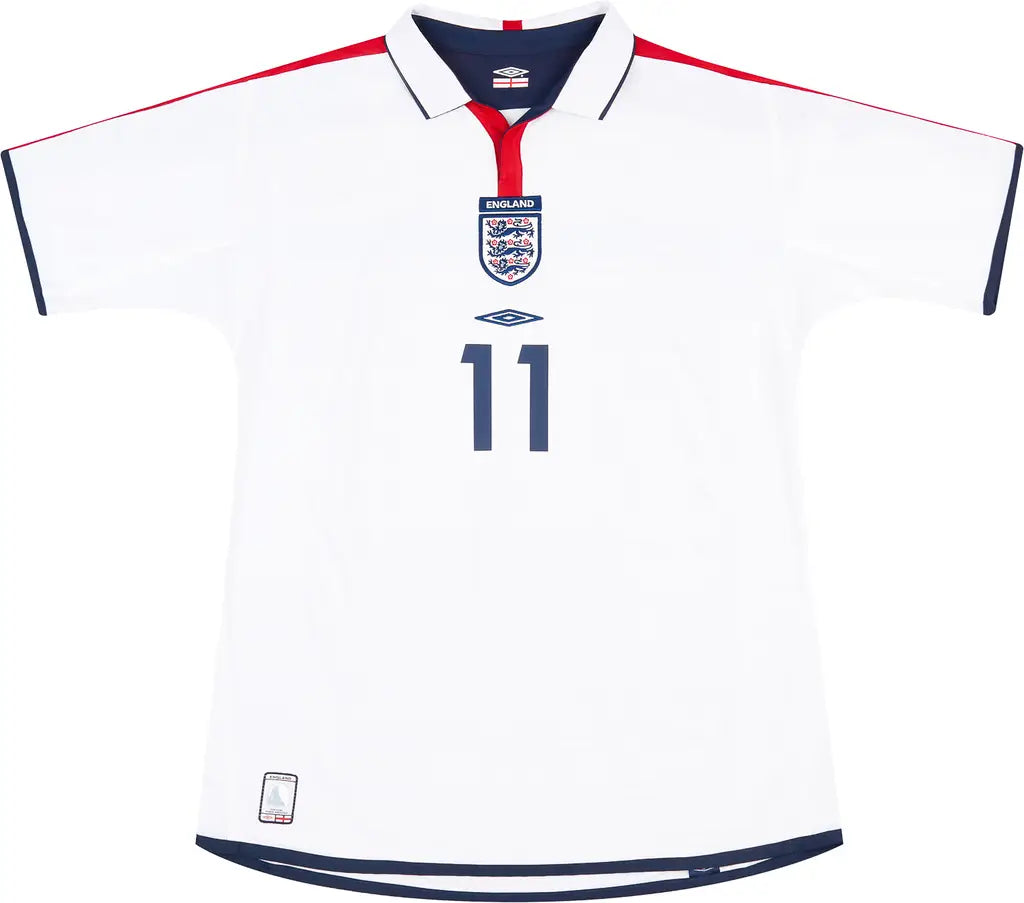 2003-05 England Home Shirt Lampard #11