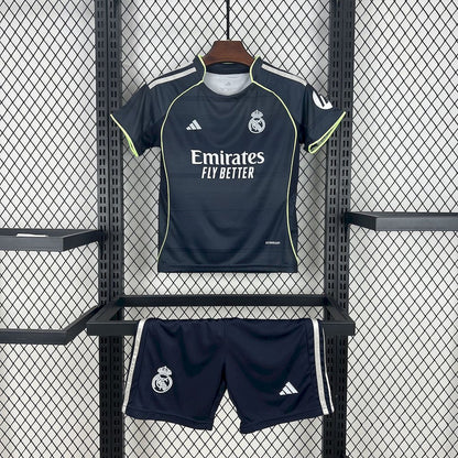 Real Madrid 2025/26 Away Kids Kit