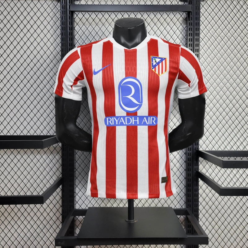 Atletico Madrid 25/26 I Home Jersey - Player Version - Slim Fit