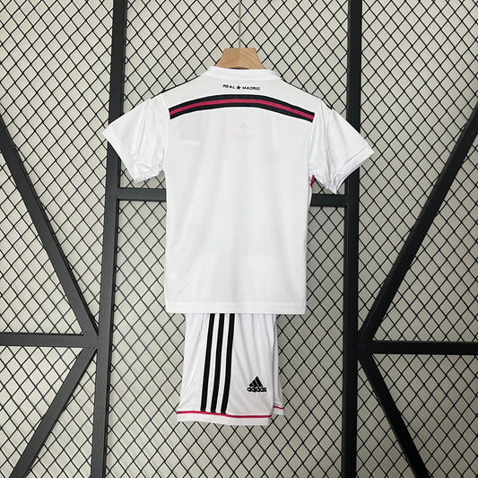 Kit Kids Retro Real Madrid Home Jersey 2014/15