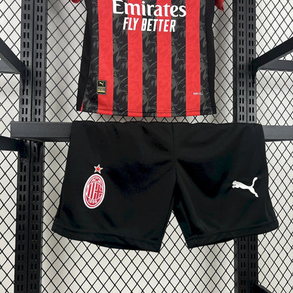 AC Milan 2025/26 Home Kids Kit