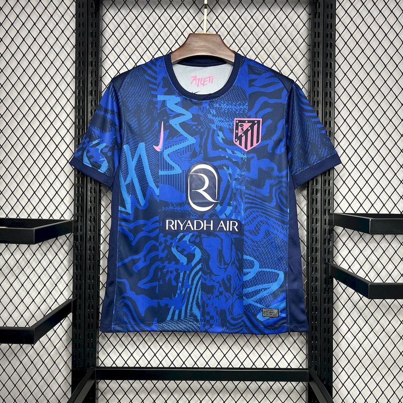 Camiseta Tercera Equipación Atlético de Madrid 24/25 Fan Version - Azul