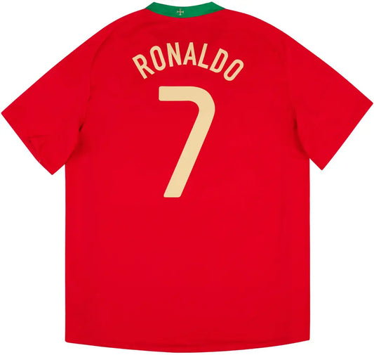 2008-10 Portugal Home Shirt Ronaldo #7