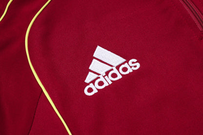 Arsenal Retro Training Kit - Burgundy and Yellow 3-Stripes Edition