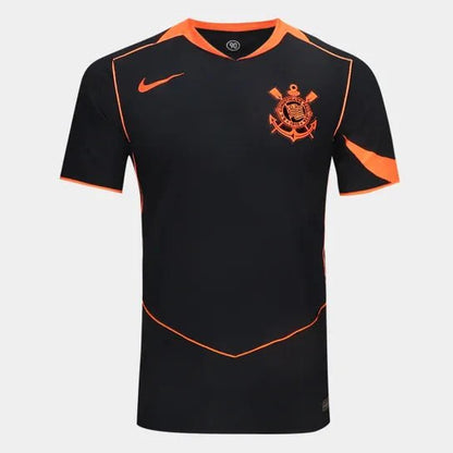 Nike Corinthians Jersey (Total 90) Third Kit 2025 - Black and Orange - Men's - Player 