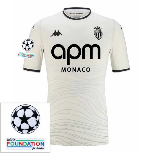 Atalanta Third Fan Jersey 2024/25 Patches UCL UEFA Foundation (Official Printing)