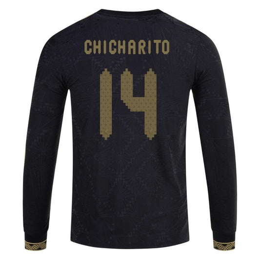 Mexico Chicharito 2025 Special Edition Long Sleeve Third Player Version Jersey by [Slim Fit]