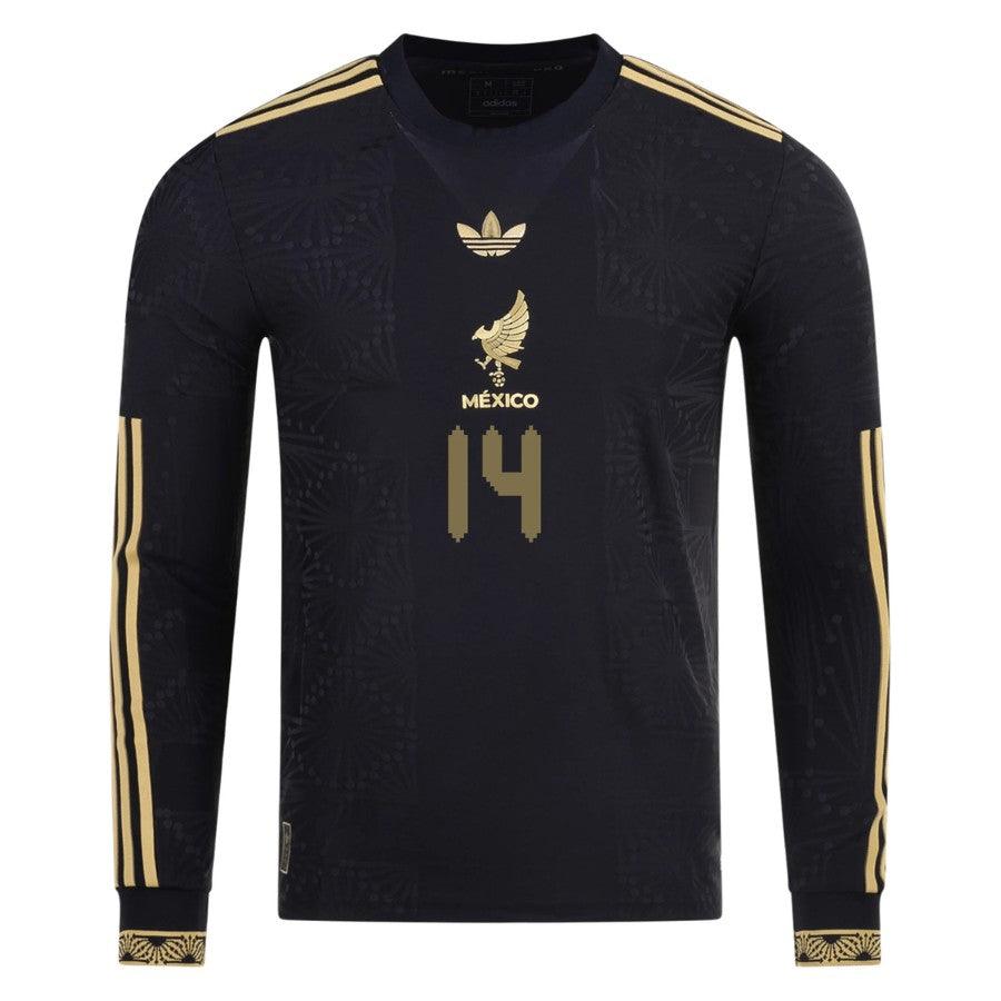 Mexico Chicharito 2025 Special Edition Long Sleeve Third Player Version Jersey by [Slim Fit]