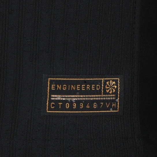 Nike Corinthians Jersey (Total 90) Third Kit 2025 - Black and Orange - Men's - Player 