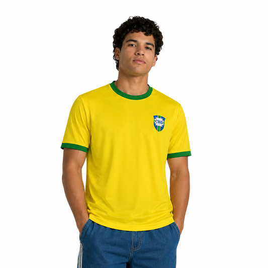 Brazil 1970 I Home Jersey - Retro Version