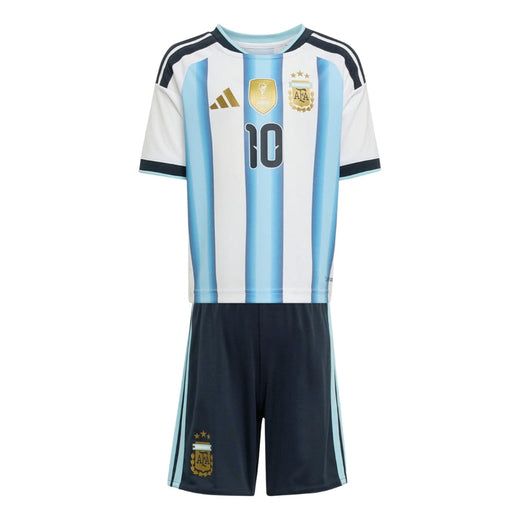 Kids Kit Argentina Home 10 Fan Jersey Shirt 2026 World Cup