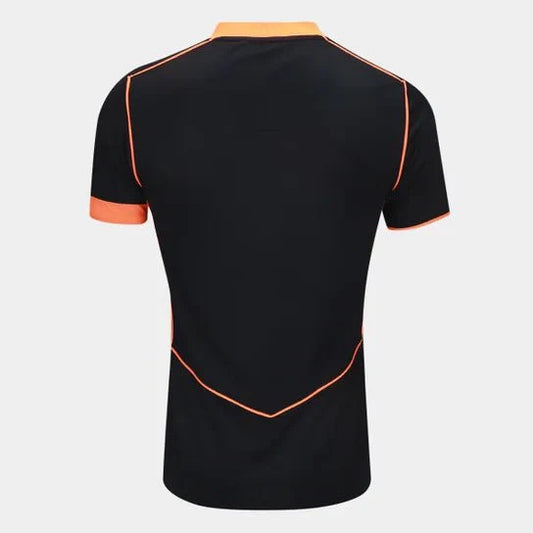 Nike Corinthians Jersey (Total 90) Third Kit 2025 - Black and Orange - Men's - Fan Version
