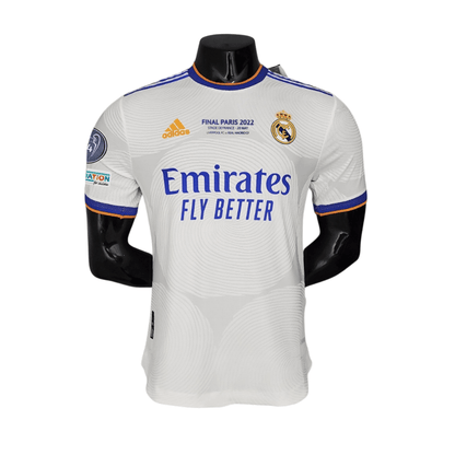 Real Madrid Home 2021/22 Vini JR. 20 FIFA WCC Patch UCL UEFA Foundation Patches - Player Version [Slim Fit]
