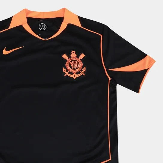 Camiseta Nike Corinthians (Total 90) Tercera equipación 2025 - Negro y naranja - Hombre - Versión para aficionados
