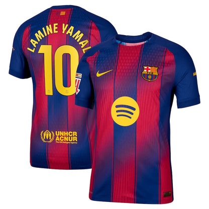 Lamine Yamal Barcelona 2025/26 Home Player Version Jersey [Slim Fit]