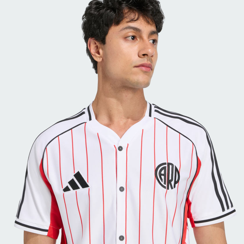River Plate Home Jersey 2025/26 - Version Baseball US Pack [Slim Fit]