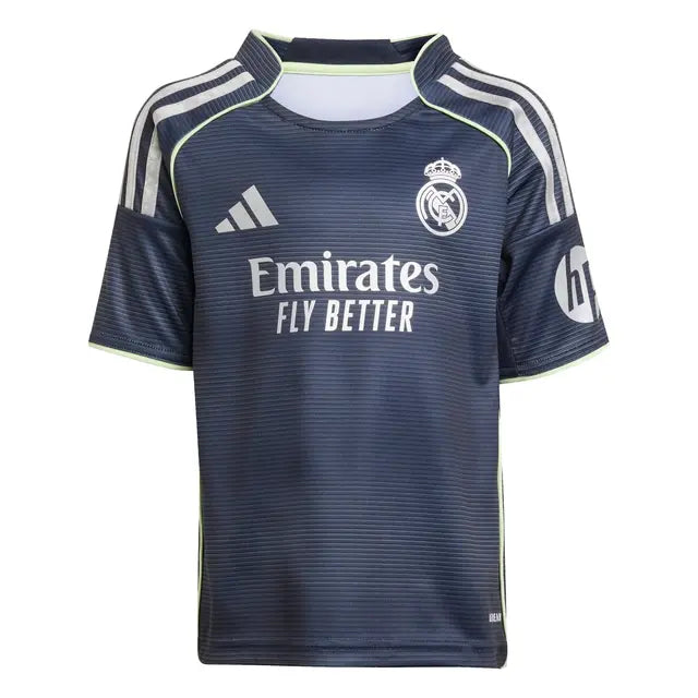 Real Madrid 2025/26 Away Kids Kit