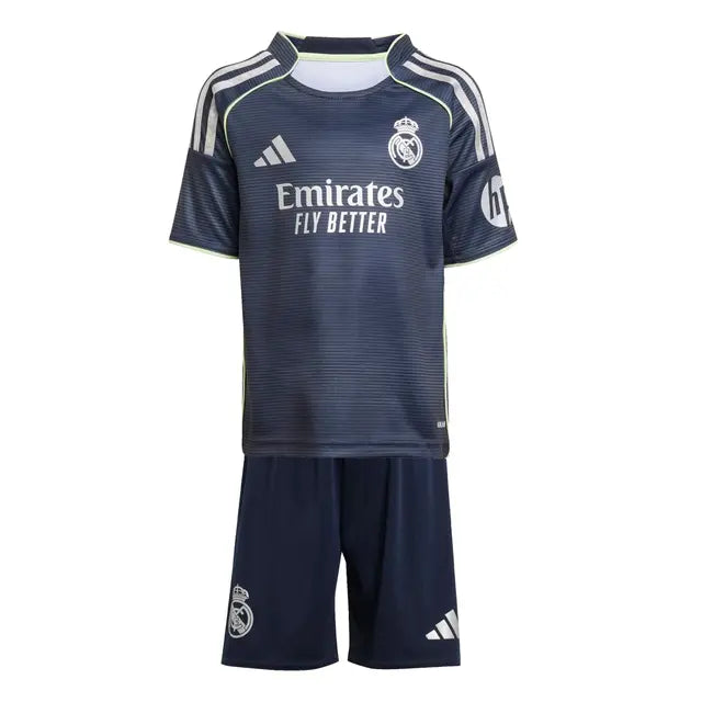Real Madrid 2025/26 Away Kids Kit