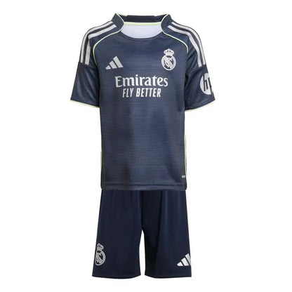Real Madrid 2025/26 Away Kids Kit