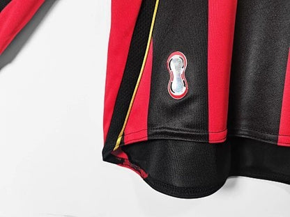 Long sleeves: AC Milan Retro 2006/07 Home