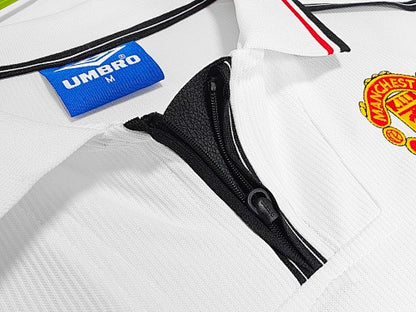 Mangas longas: Manchester United Branco Retro 1998/99