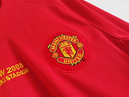 Long sleeve: Manchester United Champions League Retro 2007/08 Home