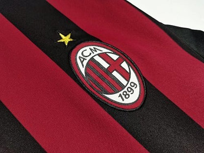 Long sleeves: AC Milan Retro 2009/10 Home