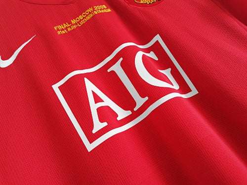 Long sleeve: Manchester United Champions League Retro 2007/08 Home