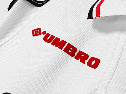 Mangas longas: Manchester United Branco Retro 1998/99