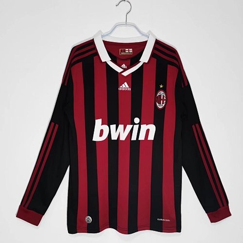 Long sleeves: AC Milan Retro 2009/10 Home