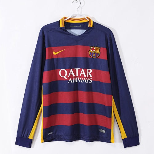 Long sleeves: Barcelona Retro 2015/16 Home
