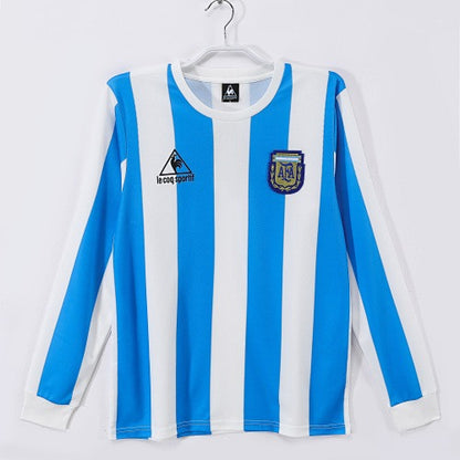 Long Sleeve: Argentina Retro 1986 Home